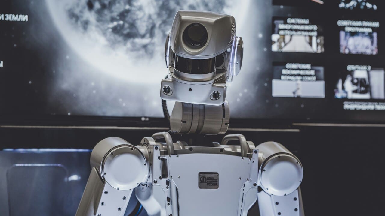 AI-driven robotic systems enhancing online security and building digital trust.