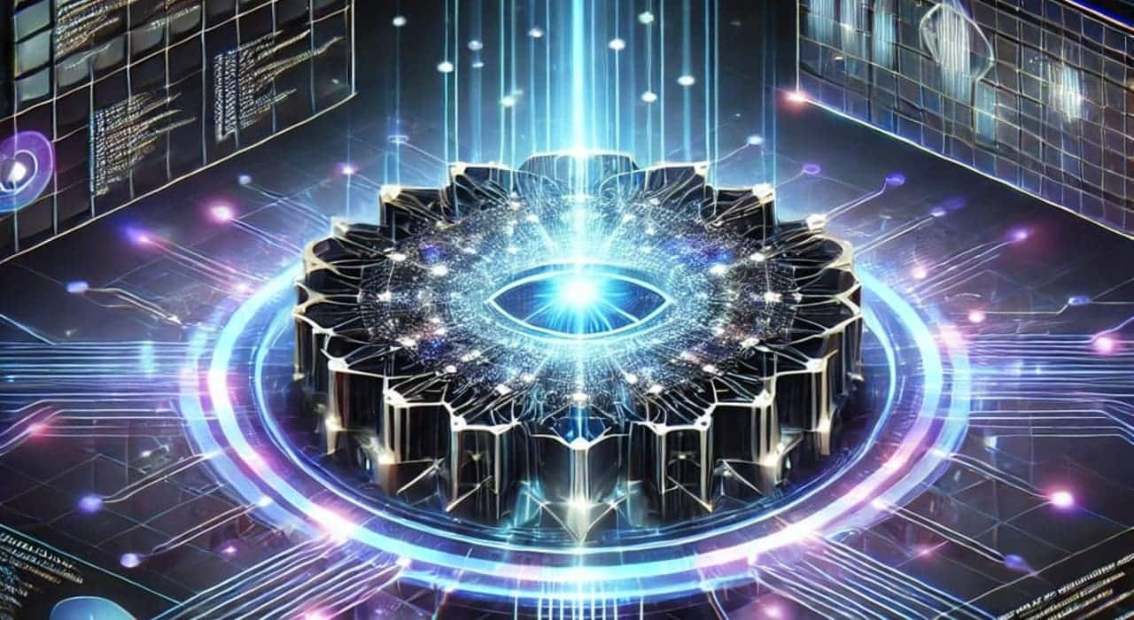 AI depiction of the MITRE ATLAS' inner workings